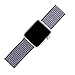 For Apple Watch Band,Soft Breathable Woven Nylon Replacement Sport Loop Band for Apple Watch Series 3/2/1 [42MM Midnight Blue]