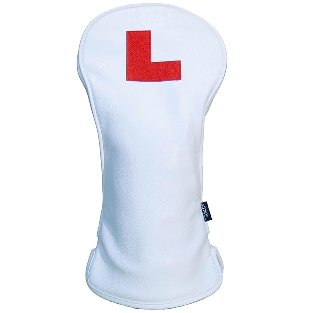 Kaddie Limited Krave Learner Hybrid Novelty Golf Headcover - UV Resistant & Padded Protection - Ideal Gag Gift for Golfers, White
