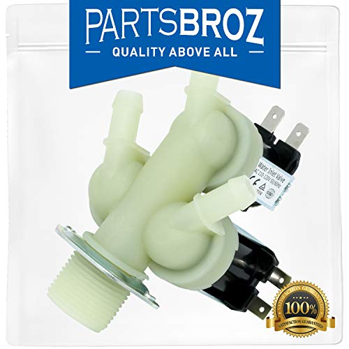 5221ER1003A Cold Water Inlet Valve for LG & Kenmore Washers by PartsBroz - Replaces Part Numbers 5220FR2075L, AP5986564, 5221ER1003C, 5221ER1003D, 5221ER1003F, PS11728995