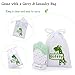 Giftty Panda Teething Mitten, Wearable Teething Toys Teether Mitt for Babies, Self-Soothing Toy with Handy Travel Bag