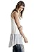Easel Women's Sleeveless Camisole and Tunic Extender with Chiffon Ruffle Hem