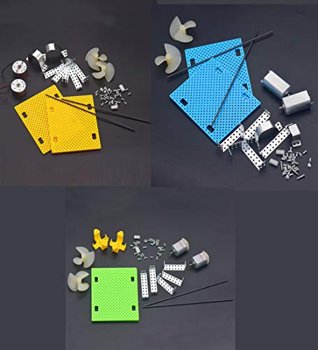 Bluemoona 2 Package - RC Module Hobby Remote Control Boat Propeller Watercraft Dual Motor Shaft DIY 180 Type Blue Base Plate - Thumbnail 2