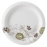 Dixie Ultra 8.5"Heavy-Weight Paper Plates by GP PRO (Georgia-Pacific), Pathways, SXP9PATH, 500 Count (125 Plates Per Pack, 4 Packs Per Case)