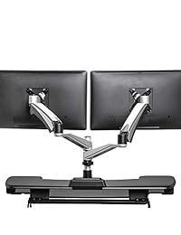VARIDESK - Brazo de monitor - Muelle de movimiento completo dual - brazo de monitor Universal