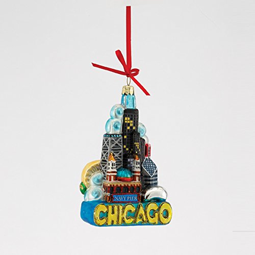 Chicago Christmas Ornament 