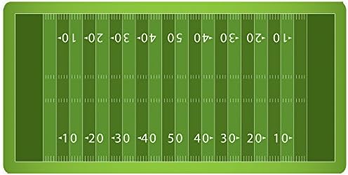 LIEBIRD Extended Xxl Gaming Mouse Pad - Portable Large Desk Pad for Laptop -Kids Rug- Non-slip Rubber Base (American football field)