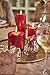 BOLSIUS Pillar Candles Wine Red, Pack of 4 Aprox 2x4 Inch
