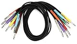 HOSA TT balanced to TT balanced, 45cm (1.5 ft.) x 8 pcs - Tiny Tel or Bantam Cables (Discontinued by Manufacturer)