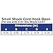 Ravenox Shock Cord Hook Open | Kayak Bungee Cord Kit | Bungee Cord Hooks and Heavy Duty Hooks | Boat Hooks and Bungee Hooks for Kayak, Camping, Trampoline, Exercise, Fitness, Marine and Nautical Use
