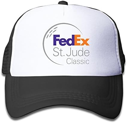 Black Youth FedEx St. Jude Classic Cute Adjustable Baseball Mesh Hat For Boys And Girls One Size