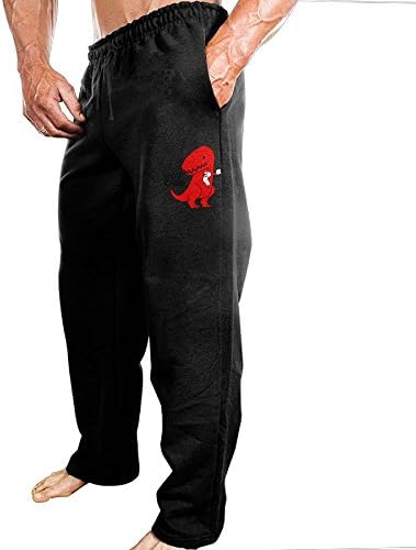 World 4 Dinosaur Clap Your Hands Athletic Men's Open Bottom Light Weight Active Basic Urban Jersey Pants Jogger Pants