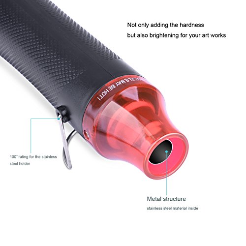 ETEPON Mini Heat Gun Electric 300W Portable Hot Air Gun for DIY Craft