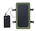 SolarGoPack Solar Powered Backpack / 7 Watt Solar Panel and 10K mAh Charging Battery Daypack/Phone and Electronic Device Power Charger Back Pack/Army Green