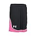 Under Armour Girls' Pop A Shot Basketball Short, Black/Pink Punk, Youth Large