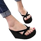 Meilidress Fashion women Casual Summer Platform Shoes Wedges Flip Flops Outdoor Slippers