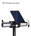 KUMEDA 24 Solar LED Waterproof Outdoor light 360¡ã USB Solar Spotlights Wireless Security Solar Motion Sensor Light for Outdoor Garden Path Driveway Wall Deck [Upgraded] (Pack of 2)
