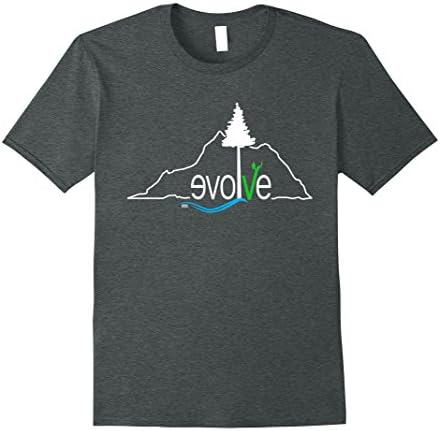 Mens Evolve T-shirt by BodhiEthos Medium Dark Heather