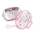 Finex Hello Kitty Chef Pink Bento Lunch Box Set with Clear Lid & Spoon
