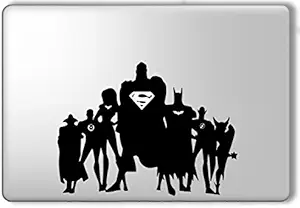 Univers3 Superman Batman Superhero Vinyl Decal Sticker for MacBook / Notebook / Laptop