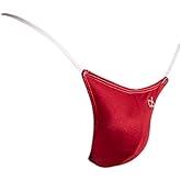 Daniel Alexander Men’s Sexy G-String Underwear w/T-Back Shiny Pouch, Backless Thongs for Men, Low Rise Waist String Bikini