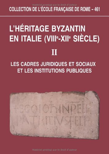 L' héritage byzantin en Italie