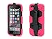 Pink/Black Survivor All-Terrain Case + Belt Clip for iPhone 6 Plus/6s Plus
