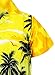 Funky Hawaiian Shirt, Beach, Yellow, XL, Yellow, Size X-Large