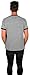 Disney Mens Mickey Mouse Ringer Tee (Large, Charcoal/Black)
