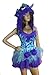 Leg Avenue Women's Two-Piece Polka Dotty Dress with Tutu Skirt And Furry Monster Hood