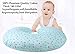 Knlpruhk Floral Nursing Pillow Cover Set 2 Pack Jersey Knit Soft Hypoallergenic Slipcovers for Breastfeeding Moms Baby Girl Boy Fits On Infant Nursing Pillow