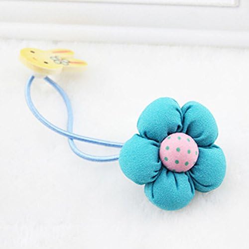 Kids Girls Jewelry Rabbit Flower Baby Headwear Hair Tie Hair Rope Elastic Hair Band Gum Baby Hair Accessorie