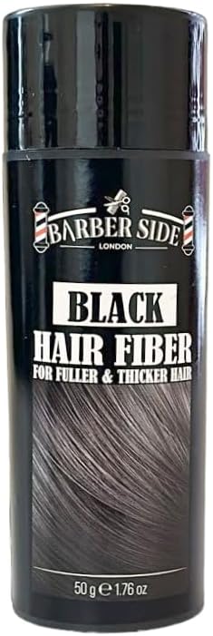 ICAN LONDON Hair Fiber Concealer for Fuller Thicker Hair Loss Men Women Black
