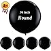 36 inch Giant Black Balloons Round Latex Balloon for Wedding Anniversary Baby Shower Birthday Party Decorations,Pack of 5