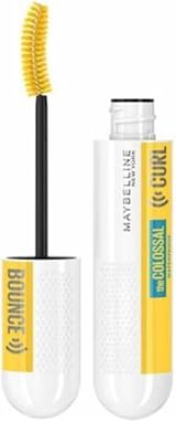 Maybelline Colossal Curl Bounce Mascara Black Volume 24HR Clump Free view 1