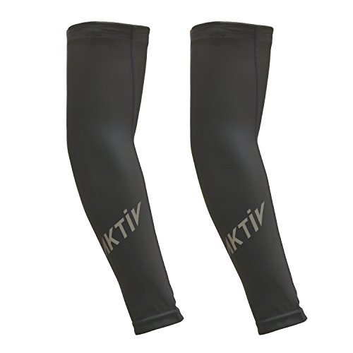 Aktiv Sports Arm Warmer (Small, Gray)