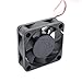 Mercurry 12V 2-Pin 25mm x25mm x10mm Small Mini Brushless Cooling Fan (2pcs) for Desktop, Laptop, Server
