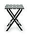 Camco 51691 Green Large Adirondack Portable Outdoor Folding Side Table, Perfect for The Beach, Camping, Picnics, Cookouts and More, Weatherproof and Rust Resistant