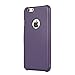 MTRONX Phone Case for Apple iPhone 6, iPhone 6s, Magnetic Ultra Folio Flip Slim Leather Twill Case Cover Pouch - Purple(MG-PP)
