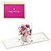 Hallmark Signature Paper Wonder Pop Up Mothers Day Card (Flowers in Vase, Make the World More Beautiful)
