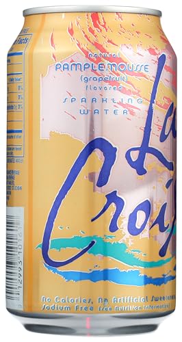 LA CROIX SPARKLING WATER, GRAPEFRUIT ,12 FL OZ, SINGLE CAN, ZERO CALORIE, ZERO SWEETENER