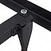 Bed Frame Metal Platform Steel Frame Heavy Duty Adjustable Fit for Mattress Foundation and Box Spring