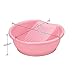 Plastic Washboard Laundry Board with Wash Tub Pink