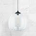 Ori Clear Glass One Light Pendant Lamp - Linea di Liara LL-P515-CRI