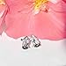 Platinum Plated 925 Sterling Silver Cubic Zirconia Cool Wolf Earrings for Women Girls