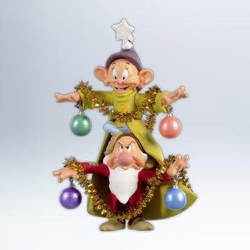 Hallmark 2012 Keepsake Ornaments QXD1014 A Very Merry Christmas Tree ~ Snow White and the Seven Dwarfs