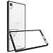 CoverON Hard Slim Fit ClearGuard Series for Sony Xperia XA1 Ultra Case, Clear with Black Trim