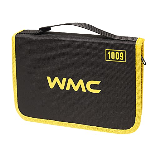 WMC TOOLS Werkzeugset klein 9 teilig Mini Werkzeug Tasche Werkzeugsatz in Mappe Universal und Haushalts-Werkzeugkoffer… – Bild 3
