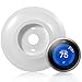 HOLACA Wall Plate Bracket Cover for Google Nest Learning Thermostat 3rd Generation,Compatible with Programmable Smart Thermostat for Home (White)