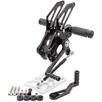 FXCNC Racing CNC Billet Motorcycle Adjustable Rearsets Foot Pegs Rear Set Fit For Kawasaki Z125 Pro 2016 2017 2018