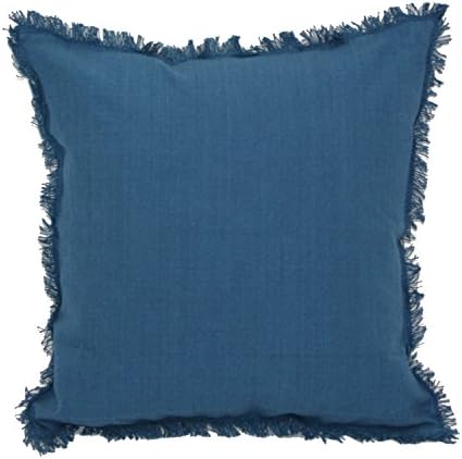 Urban Loft by Westex Fringe Blue Cushion, 20" x 20"